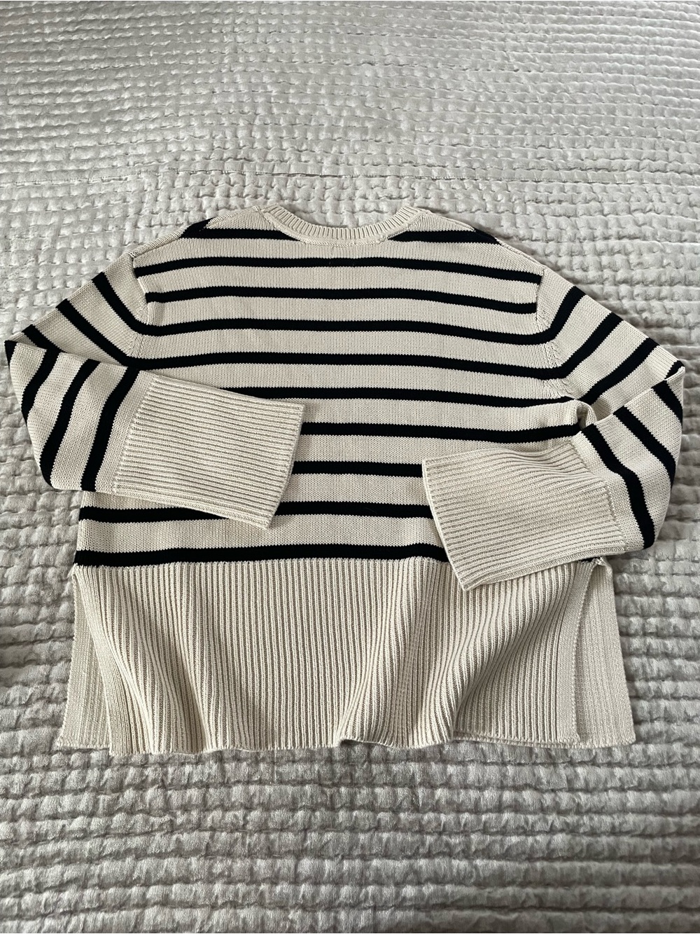 NWT Gap striped oversized cotton sweater